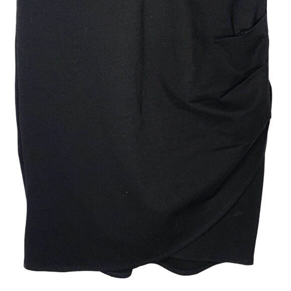 Lulus L Womens Cocktail Hour Black Sleeveless Tulip Mini Dress - Picture 6 of 11